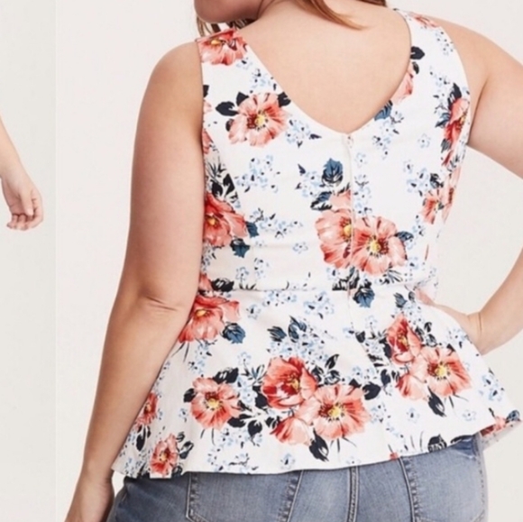 Torrid Flared Tank Blouse - Picture 2 of 10